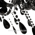 Unusual black crystal interior decoration chandelier